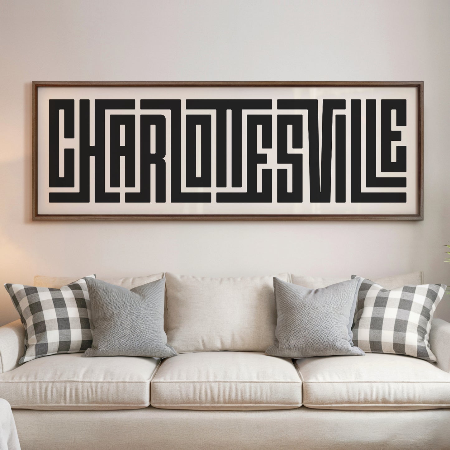 Charlottesville - Typography Print