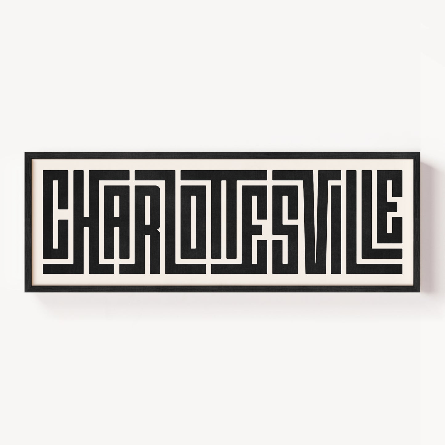 Charlottesville - Typography Print