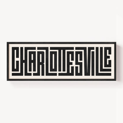 Charlottesville - Typography Print