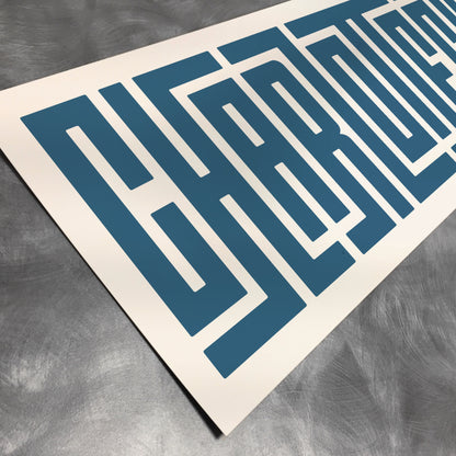 Charlottesville - Typography Print