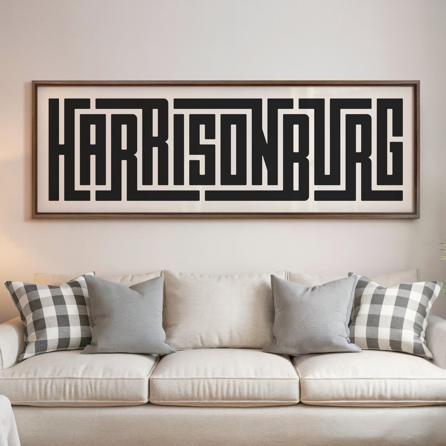 Harrisonburg - Typography Print