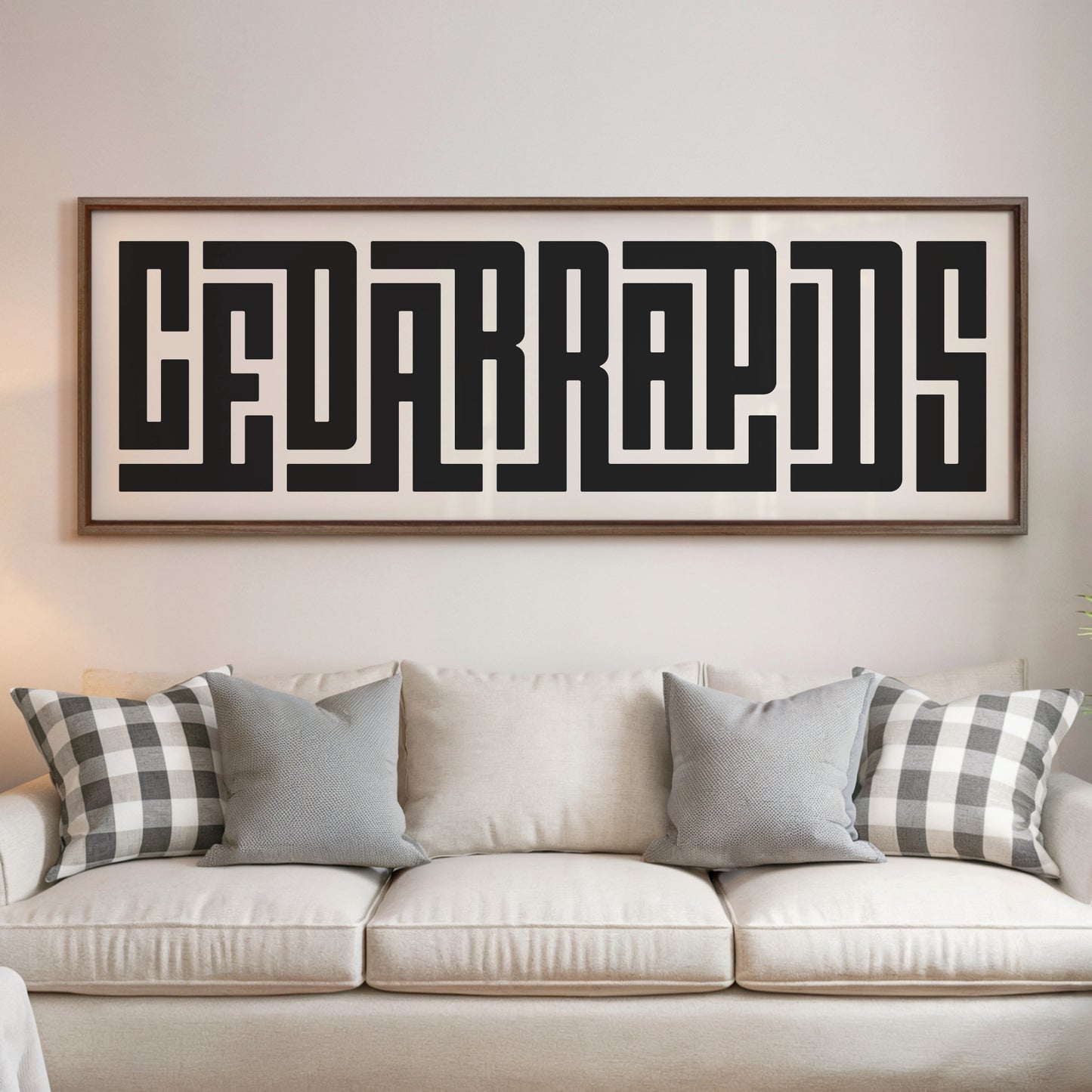 Cedar Rapids - Typography Print