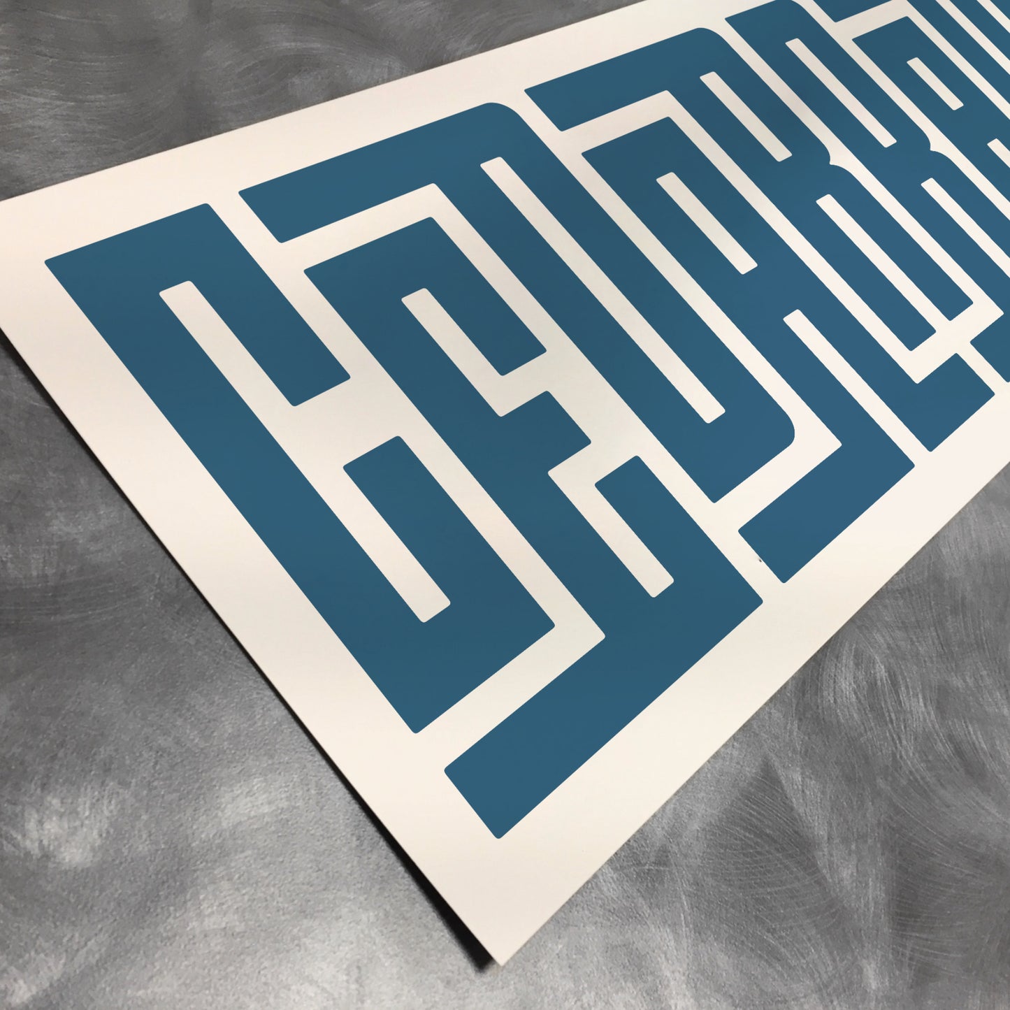 Cedar Rapids - Typography Print