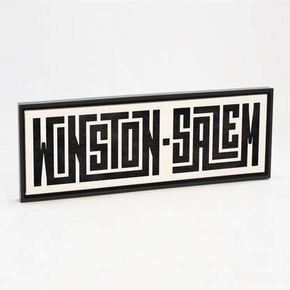 Winston-Salem - Typography Print