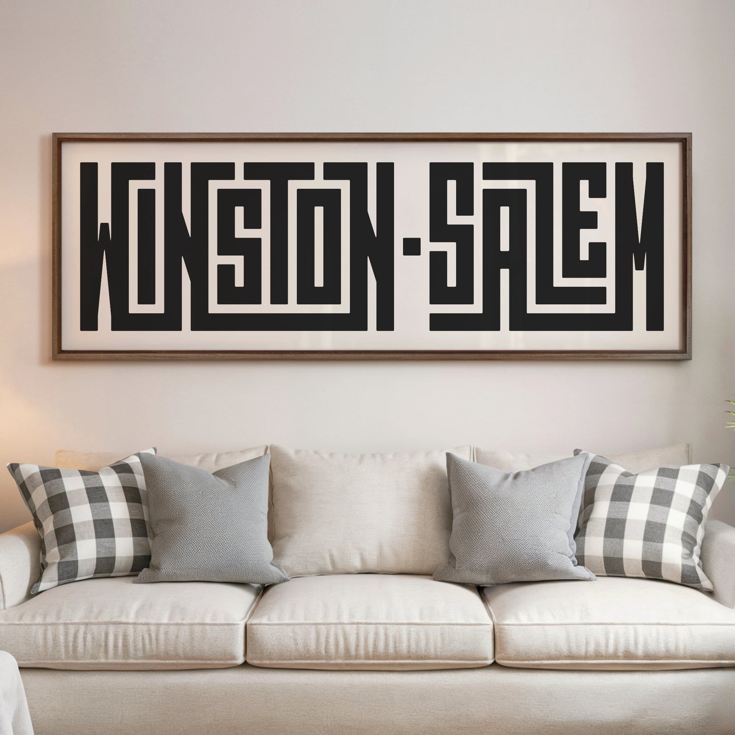 Winston-Salem - Typography Print