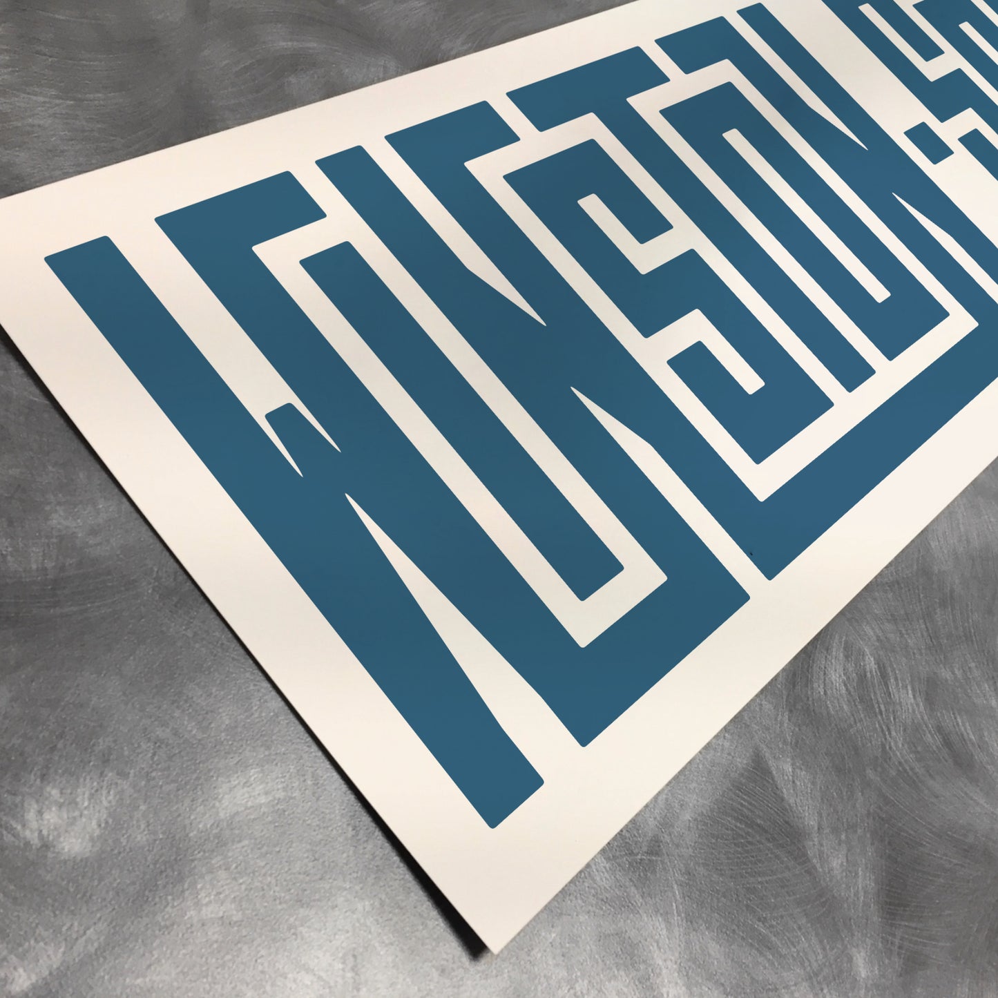Winston-Salem - Typography Print