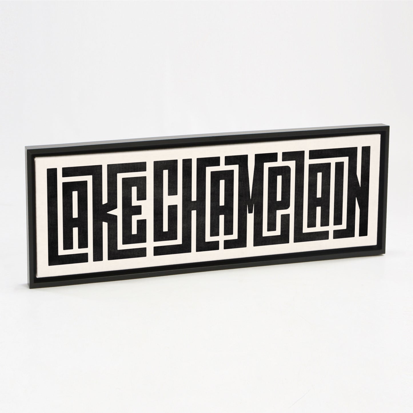 Lake Champlain - Typography Print