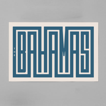 Wood framed minimalist Bahamas Wall Decor in Boho style room wtih neutral colors